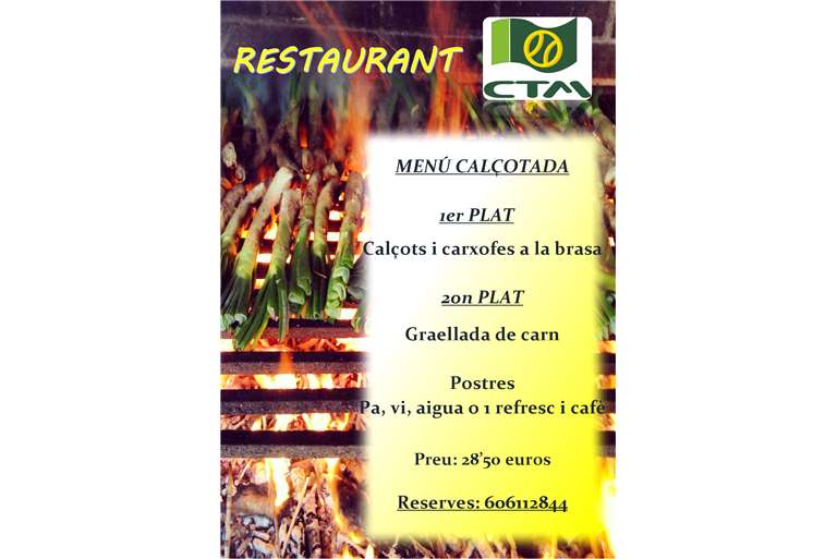 ¡VEN A HACER LA CALÇOTADA AL RESTAURANTE CT MALGRAT!
